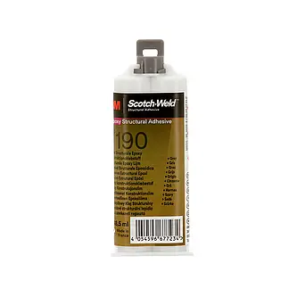 3M Scotch-Weld 2-Komponenten-Konstruktionsklebstoff auf Epoxidharzbasis DP190, Transluzent, 48.5ml Duo-Pak