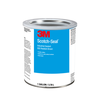3M Kleb- und Dichtmasse auf Nitrilkautschukbasis 800, Rot-Braun, 3.785 L