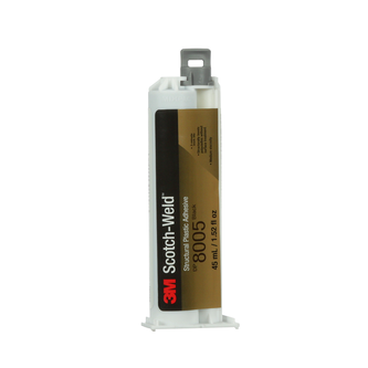 3M Scotch-Weld 2-Komponenten-Konstruktionsklebstoff auf Acrylatbasis DP8005, Schwarz, 45 ml