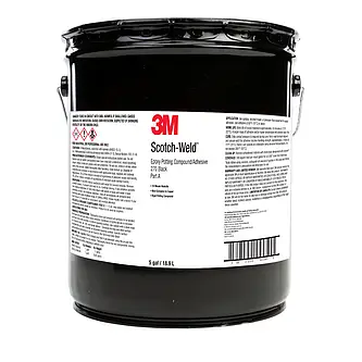 3M Scotch-Weld 2-Komponenten-Konstruktionsklebstoff auf Epoxidharzbasis DP270, Schwarz, Teil A, 18.9 L