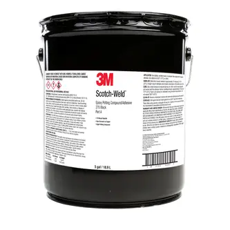 3M Scotch-Weld 2-Komponenten-Konstruktionsklebstoff auf Epoxidharzbasis DP270, Schwarz, Teil A, 18.9 L