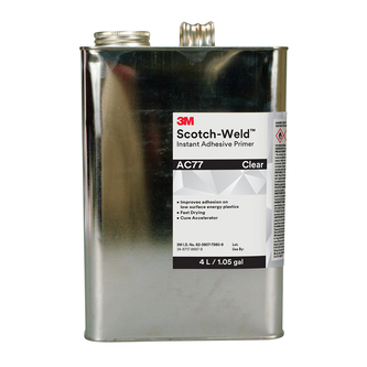 3M Scotch-Weld Primer für Cyanacrylat-Klebstoffe auf Heptanbasis AC77, 60 ml