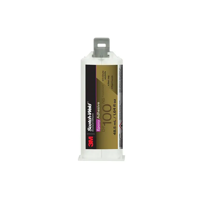 3M Scotch-Weld 2-Komponenten-Konstruktionsklebstoff auf Epoxidharzbasis DP100NS, Transluzent, 48.5 ml