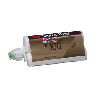 3M Scotch-Weld 2-Komponenten-Konstruktionsklebstoff auf Epoxidharzbasis DP100 Plus, Klar, Teil A, Aktivator, 18.9 L