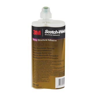 3M Scotch-Weld 2-Komponenten-Konstruktionsklebstoff auf Epoxidharzbasis 7260FC NS, Schwarz, Teil B/A , 400 ml