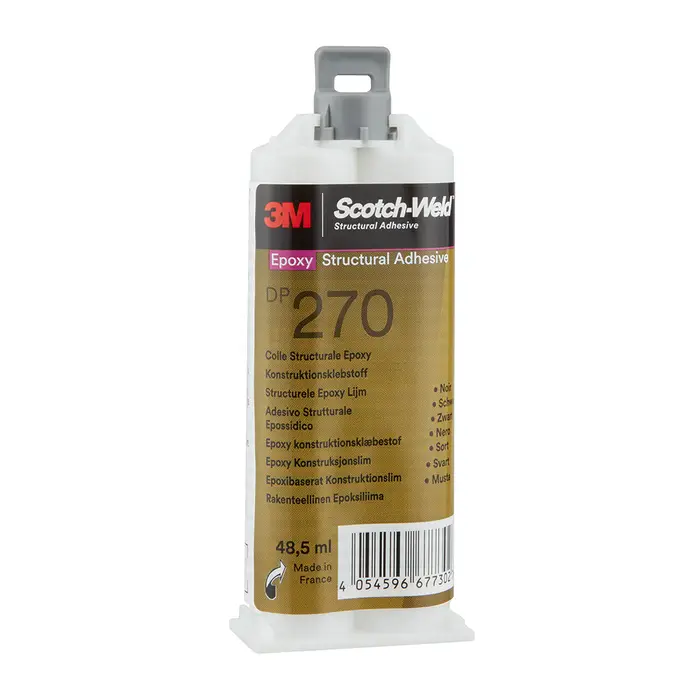 3M Scotch-Weld 2-Komponenten-Konstruktionsklebstoff auf Epoxidharzbasis DP270 Schwarz, 48.5 ml