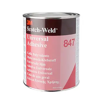 3M Lösemittelklebstoff auf Nitrilkautschukbasis 847, Braun, 1 L