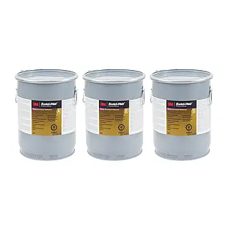 3M Scotch-Weld 2-Komponenten-Konstruktionsklebstoff auf Epoxidharzbasis 7240 FR, Schwarz, Teil B/A, 54 L