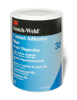 3M Fastbond Dispersionsklebstoff auf Polychloroprenbasis 30NF, Blau, 1 L