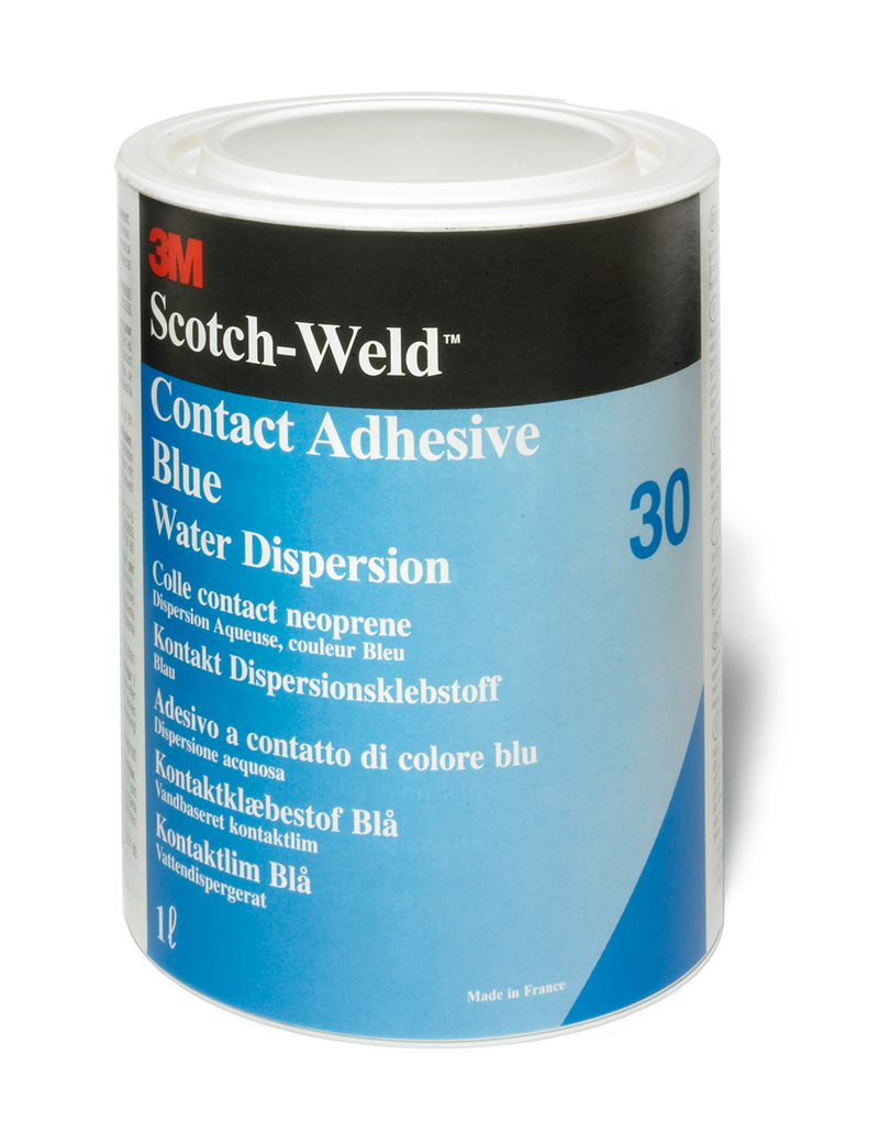 3M Fastbond Dispersionsklebstoff auf Polychloroprenbasis 30NF, Blau, 1 L