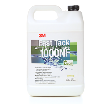 3M Fast Tack Dispersionsklebstoff auf Wasserbasis 1000NF, Neutral, 3.78 L