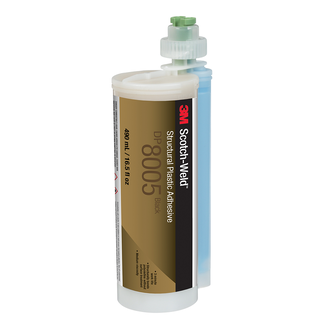 3M Scotch-Weld 2-Komponenten-Konstruktionsklebstoff auf Acrylatbasis DP8005, Schwarz, 490 ml
