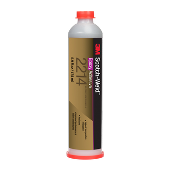 3M Scotch-Weld 1-Komponenten-Konstruktionsklebstoff auf Epoxidharzbasis 2214 HT, Neue Formulierung, Grau, 177 ml