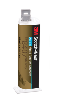 3M Scotch-Weld 2-Komponenten Konstruktionsklebstoff auf Acrylatbasis DP8407NS, Grau, 45 ml