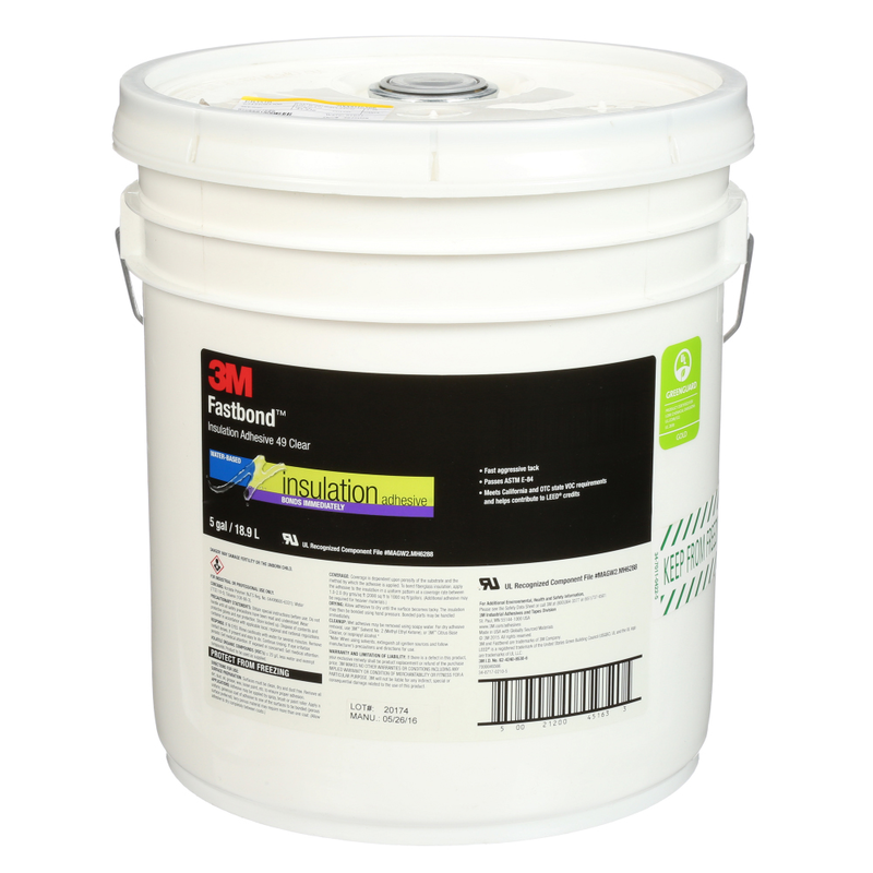 3M Dispersionsklebstoff auf Acrylatbasis 49, Transparent, 20 L
