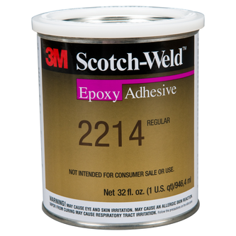 3M Scotch-Weld 1-Komponenten-Konstruktionsklebstoff auf Epoxidharzbasis 2214 Regular, Grau, 946 ml
