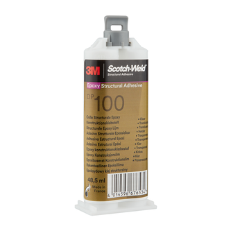 3M Scotch-Weld 2-Komponenten-Konstruktionsklebstoff auf Epoxidharzbasis DP100, Transparent, 48.5 ml