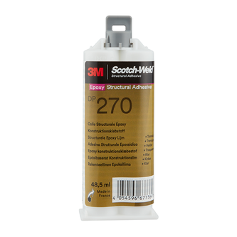 3M Scotch-Weld 2-Komponenten-Konstruktionsklebstoff auf Epoxidharzbasis DP270, Transparent, 48.5 ml