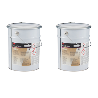3M Scotch-Weld 2-Komponenten-Konstruktionsklebstoff auf Epoxidharzbasis DP190, Grau, 10 L
