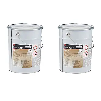 3M Scotch-Weld 2-Komponenten-Konstruktionsklebstoff auf Epoxidharzbasis DP190, Grau, 10 L