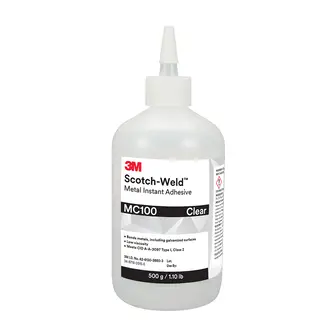 3M Scotch-Weld Cyanacrylat-Klebstoff MC100, Transparent, 500 g