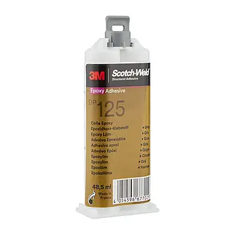 3M Scotch-Weld 2-Komponenten-Konstruktionsklebstoff auf Epoxidharzbasis DP125, Grau, 48.5 ml