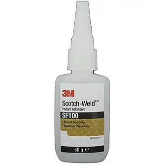 3M Scotch-Weld Cyanacrylat-Klebstoff SF100, Transparent, 50 g