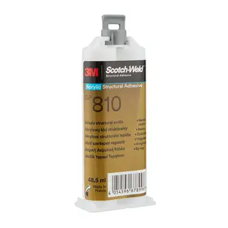 3M Scotch-Weld 2-Komponenten-Konstruktionsklebstoff auf Acrylatbasis DP810, Hellbraun, 48.5 ml, Label1