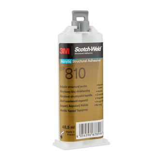 3M Scotch-Weld 2-Komponenten-Konstruktionsklebstoff auf Acrylatbasis DP810, Hellbraun, 48.5 ml, Label1