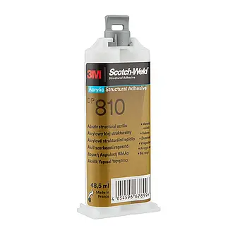 3M Scotch-Weld 2-Komponenten-Konstruktionsklebstoff auf Acrylatbasis DP810, Hellbraun, 48.5 ml, Label1