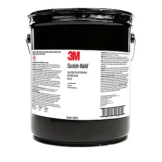 3M Scotch-Weld 2-Komponenten-Konstruktionsklebstoff auf Acrylatbasis DP8810NS, Grün, 18.9 L, Teil B