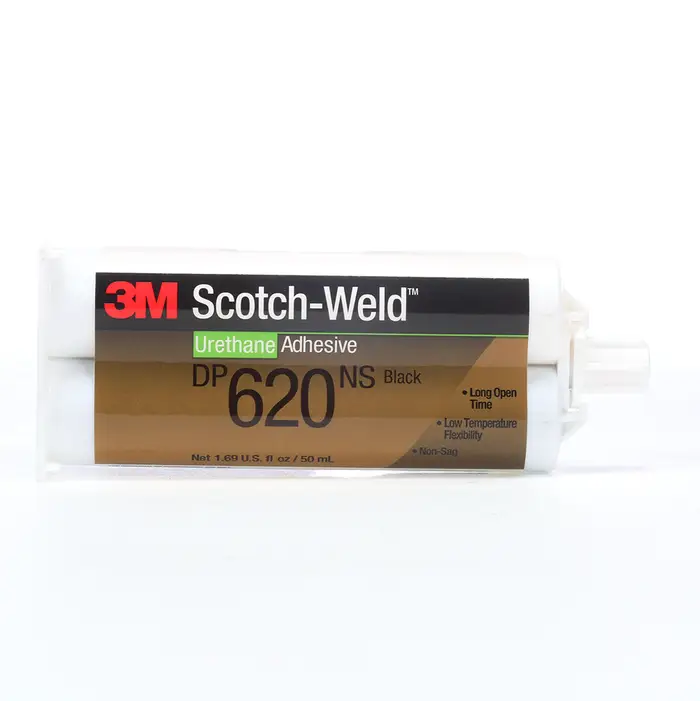 3M Scotch-Weld 2-Komponenten-Konstruktionsklebstoff auf Polyurethanbasis DP620NS, Schwarz, 48.5 ml