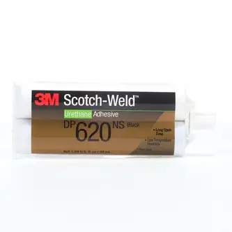 3M Scotch-Weld 2-Komponenten-Konstruktionsklebstoff auf Polyurethanbasis DP620NS, Schwarz, 48.5 ml