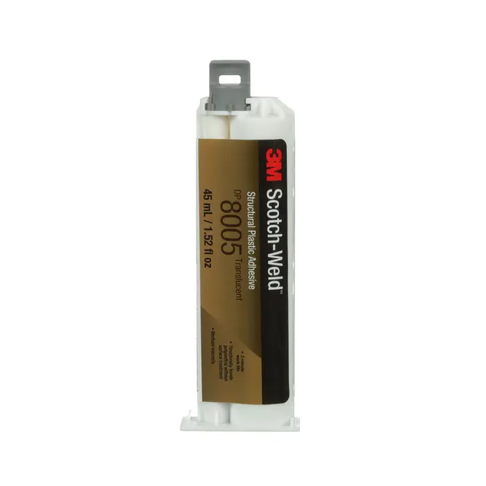 3M Scotch-Weld 2-Komponenten-Konstruktionsklebstoff auf Acrylatbasis DP8005 Off-white, Transluzent, 45 ml