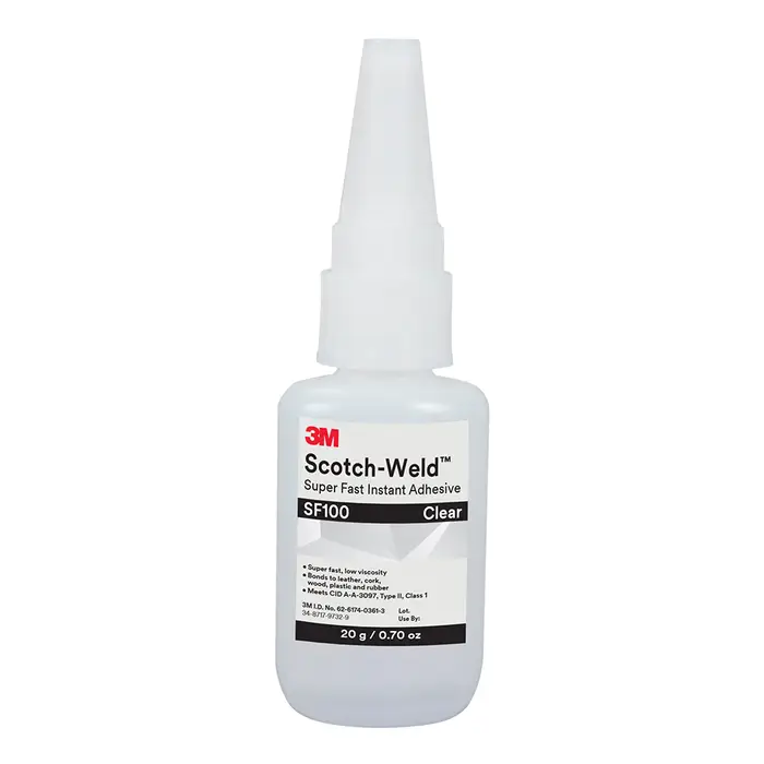 3M Scotch-Weld Cyanacrylat-Klebstoff SF100, Transparent, 20 g