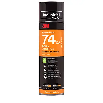 3M Sprühklebstoff auf Basis Synthetischer Elastomere FoamFast 74, Orange, 500 ml