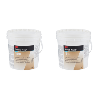 3M Scotch-Weld 2-Komponenten-Konstruktionsklebstoff auf Acrylatbasis DP810, Grün, 10 L Kit