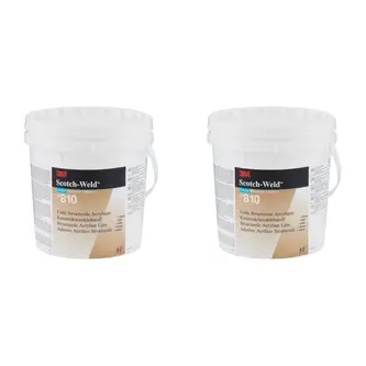 3M Scotch-Weld 2-Komponenten-Konstruktionsklebstoff auf Acrylatbasis DP810, Grün, 10 L Kit