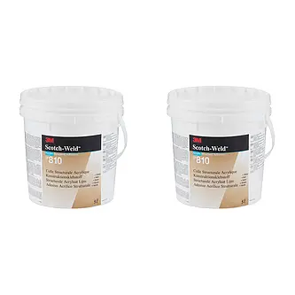 3M Scotch-Weld 2-Komponenten-Konstruktionsklebstoff auf Acrylatbasis DP810, Grün, 10 L Kit