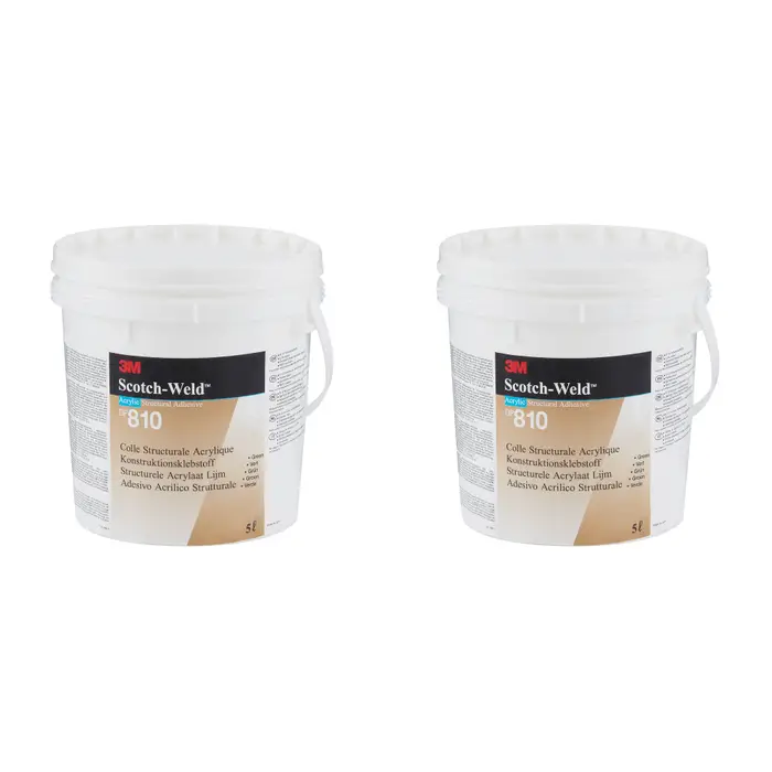 3M Scotch-Weld 2-Komponenten-Konstruktionsklebstoff auf Acrylatbasis DP810, Grün, 10 L Kit