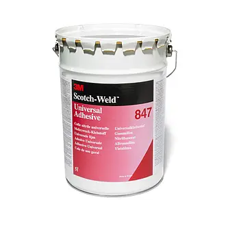 3M Lösemittelklebstoff auf Nitrilkautschukbasis 847, Braun, 5 L