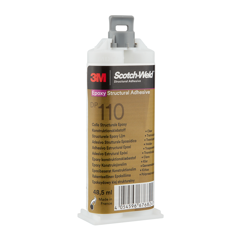 3M Scotch-Weld 2-Komponenten-Konstruktionsklebstoff auf Epoxidharzbasis DP110, Transluzent, 48.5 ml