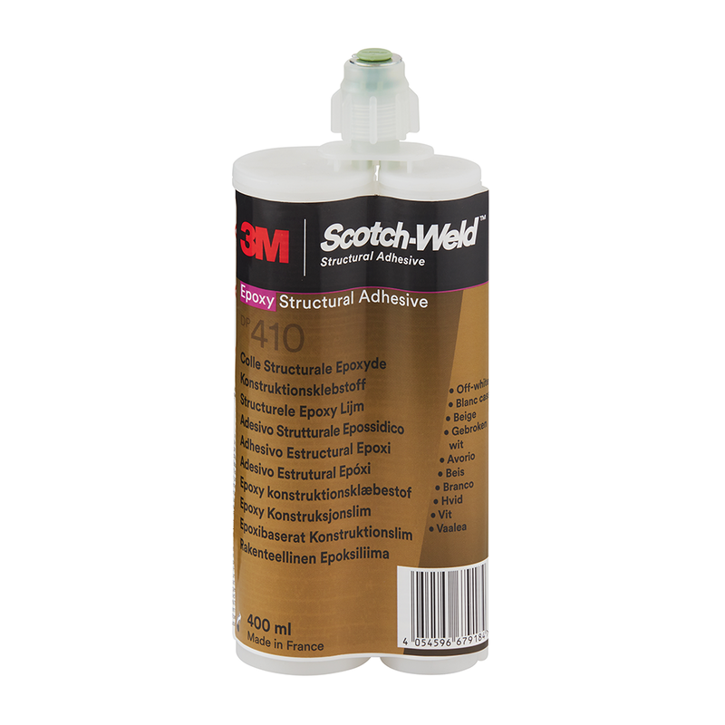 3M Scotch-Weld 2-Komponenten-Konstruktionsklebstoff auf Epoxidharzbasis DP410, Beige, 400 ml