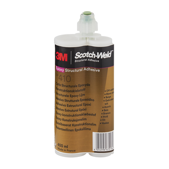 3M Scotch-Weld 2-Komponenten-Konstruktionsklebstoff auf Epoxidharzbasis DP410, Beige, 400 ml