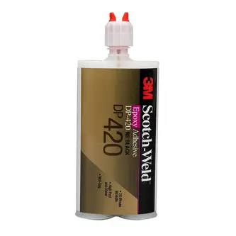 3M Scotch-Weld 2-Komponenten-Konstruktionsklebstoff auf Epoxidharzbasis DP420NS, Schwarz, 400 ml