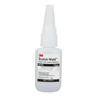 3M Scotch-Weld Cyanacrylat-Klebstoff SF20, Transparent, 20 g