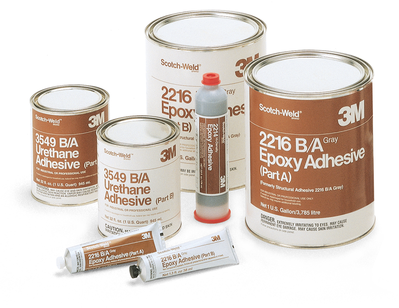3M Scotch-Weld 2-Komponenten-Konstruktionsklebstoff auf Epoxidharzbasis 7838, Teil A/B, 2 kg