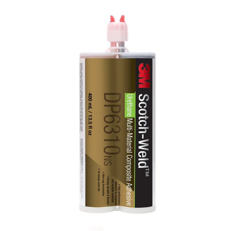 3M Scotch-Weld 2-Komponenten-Konstruktionsklebstoff auf Polyurethanbasis DP6310NS, Grün, 400 ml