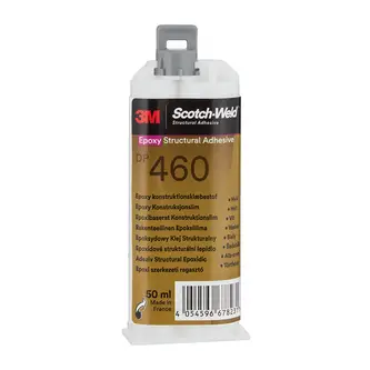 3M Scotch-Weld 2-Komponenten-Konstruktionsklebstoff auf Epoxidharzbasis DP460, Off-White, 50 ml