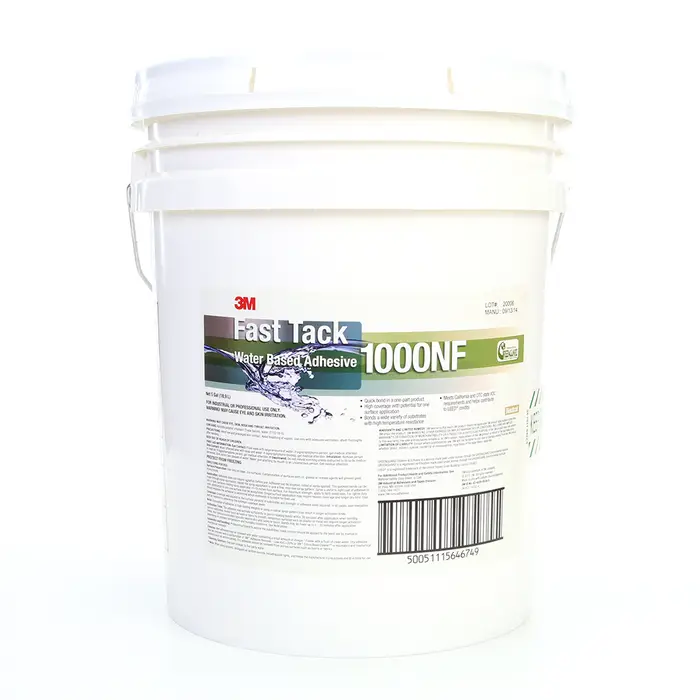 3M Fast Tack Dispersionsklebstoff auf Wasserbasis 1000NF, Neutral, 18.92 L